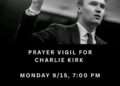 THE PRAYER VIGIL FOR CHARLIE KIRK: THE CAPITOL CITY SAYSGOOD BYE UNTIL WE MEET AGAIN.