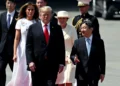 Trump and Emperor Naruhito: A Ceremonial Meeting at Tokyo’s Imperial Palace.
